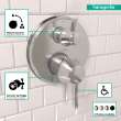 Hansgrohe Ecostat Classic Thermostatic Trim With Volume Control