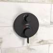 Hansgrohe Ecostat S Thermostatic Trim With Volume Control And Diverter In Matte Black, 15758671
