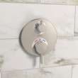 Hansgrohe Ecostat S Thermostatic Trim With Volume Control And Diverter In Brushed Nickel, 15758821