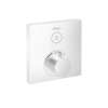 Hansgrohe Showerselect Thermostatic Trim For 1 Function, Square In Matte White, 15762701