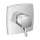 Hansgrohe Ecostat Classic Pressure Balance Trim, Square In Chrome, 15769001