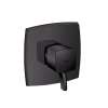 Hansgrohe Ecostat Classic Pressure Balance Trim, Square In Matte Black, 15769671