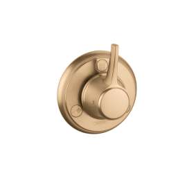 Hansgrohe Ecostat Classic Diverter Trim Trio/Quattro In Brushed Bronze, 15934141