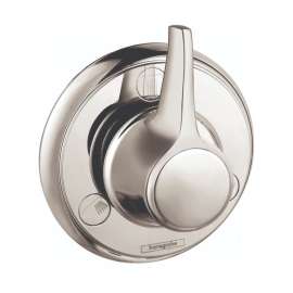 Hansgrohe Ecostat Classic Diverter Trim Trio/Quattro In Polished Nickel, 15934831