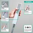 Hansgrohe Pulsify E Baton Handshower 100 1-Jet, 1.75 Gpm In Chrome, 24321001