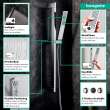 Hansgrohe Pulsify E Wallbar Set 100 3-Jet 24