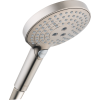 Hansgrohe Raindance Select S Handshower 120 3-Jet Powderrain, 2.5 Gpm In Brushed Nickel, 26037821