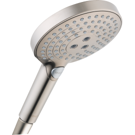 Hansgrohe Raindance Select S Handshower 120 3-Jet Powderrain, 2.5 Gpm In Brushed Nickel, 26037821
