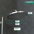 Hansgrohe Croma Showerhead 280 1-Jet, 1.75 Gpm In Chrome, 26217001