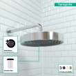 Hansgrohe Rainfinity Showerhead 250 1-Jet, 2.5 Gpm In Chrome, 26228001
