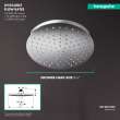 Hansgrohe Vernis Blend Showerhead 200 1-Jet, 1.75 Gpm In Brushed Nickel, 26277821
