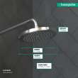 Hansgrohe Croma Showerhead 220 1-Jet
