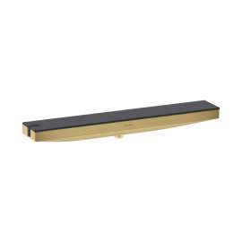 Hansgrohe Rainfinity Wall Outlet 500 With Handshower Holder And Shelf In Brushed Gold Optic, 26843251