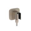 Hansgrohe Fixfit Q Wall Outlet With Handshower Holder In Brushed Nickel, 26887821
