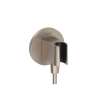 Hansgrohe Fixfit S Wall Outlet With Handshower Holder In Brushed Nickel, 26888821