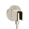 Hansgrohe Fixfit S Wall Outlet With Handshower Holder In Polished Nickel, 26888831