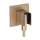 Hansgrohe Fixfit E Wall Outlet With Handshower Holder In Brushed Bronze, 26889141