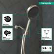 Hansgrohe Rainfinity Handshower Set 130 3-Jet, 1.75 Gpm In Brushed Nickel, 26914821