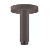 Hansgrohe Raindance E Extension Pipe For Ceiling Mount In Brushed Black Chrome, 27393341