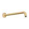 Hansgrohe  Showerarm Raindance 15" In Brushed Gold Optic, 27413251