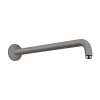 Hansgrohe  Showerarm Raindance 15" In Brushed Black Chrome, 27413341