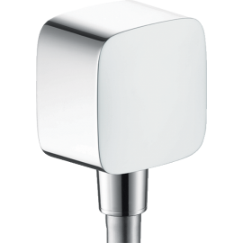 Hansgrohe Fixfit Wall Outlet Puravida With Check Valves In Chrome, 27414001
