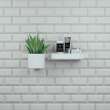 Hansgrohe Wallstoris Storage Basket In Matte White, 27913700