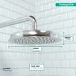 Hansgrohe Raindance Classic Showerhead 180 1-Jet