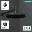 Hansgrohe Raindance Classic Showerhead 240 1-Jet, 2.5 Gpm In Matte Black, 28427671