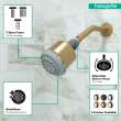 Hansgrohe Clubmaster Showerhead 3-Jet, 2.5 Gpm In Brushed Bronze, 28496141