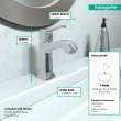 Hansgrohe Metris C Single-Hole Faucet 100 With Pop-Up Drain