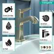 Hansgrohe Metropol Classic Single-Hole Faucet 110 With Pop-Up Drain, 1.2 Gpm In Brushed Bronze, 31300141