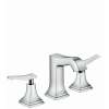 31330001 Metropol Classic Widespread Faucet 110 with Lever Handles and Pop-Up Drain, 1.2 GPM, In Chrome