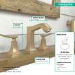 Hansgrohe Metropol Classic Widespread Faucet 110 With Lever Handles And Pop-Up Drain, 1.2 Gpm In Brushed Bronze, 31330141