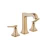 Hansgrohe Metropol Classic Widespread Faucet 160 With Lever Handles And Pop-Up Drain, 1.2 Gpm In Brushed Bronze, 31331141
