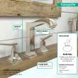Hansgrohe Metropol Classic Widespread Faucet 160 With Lever Handles And Pop-Up Drain, 1.2 Gpm In Polished Nickel, 31331831
