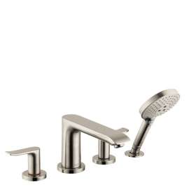31404821 Metris 4-Hole Roman Tub Set Trim with 1.75 GPM Handshower, In Brushed Nickel