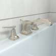 Hansgrohe Metropol Classic 3-Hole Roman Tub Set Trim With Lever Handles In Polished Nickel, 31428831