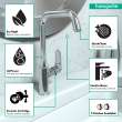 Hansgrohe Focus Single-Hole Faucet 240 With Swivel Spout And Pop-Up Drain