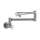 Hansgrohe Talis S Pot Filler, Wall-Mounted, 2.5 Gpm In Stainless Steel Optic, 4057860