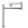 Hansgrohe Talis S Pot Filler, Deck-Mounted, 2.5 Gpm In Chrome, 4058000