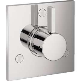 4880000-M Ecostat Square Trio/Quattro Diverter Trim in Chrome