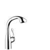Hansgrohe Allegro E Prep Kitchen Faucet, 2-Spray Pull-Out, 1.75 Gpm In Chrome, 4067000