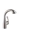 Hansgrohe Allegro E Prep Kitchen Faucet, 2-Spray Pull-Out, 1.75 Gpm In Stainless Steel Optic, 4067860