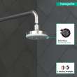 Hansgrohe Croma 100 Showerhead E 3-Jet, 2.5 Gpm In Chrome, 4071000