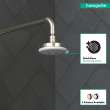 Hansgrohe Croma 100 Showerhead E 3-Jet, 2.5 Gpm In Brushed Nickel, 4071820