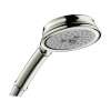 Hansgrohe Croma 100 Classic Handshower 3-Jet, 2.5 Gpm In Polished Nickel, 4072830
