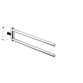 Hansgrohe Puravida Dual Towel Bar In Chrome, 41512000