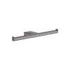 Hansgrohe Addstoris Toilet Paper Holder In Brushed Black Chrome, 41748340