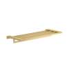 Hansgrohe Addstoris Towel Rack With Towel Bar In Brushed Gold Optic, 41751250